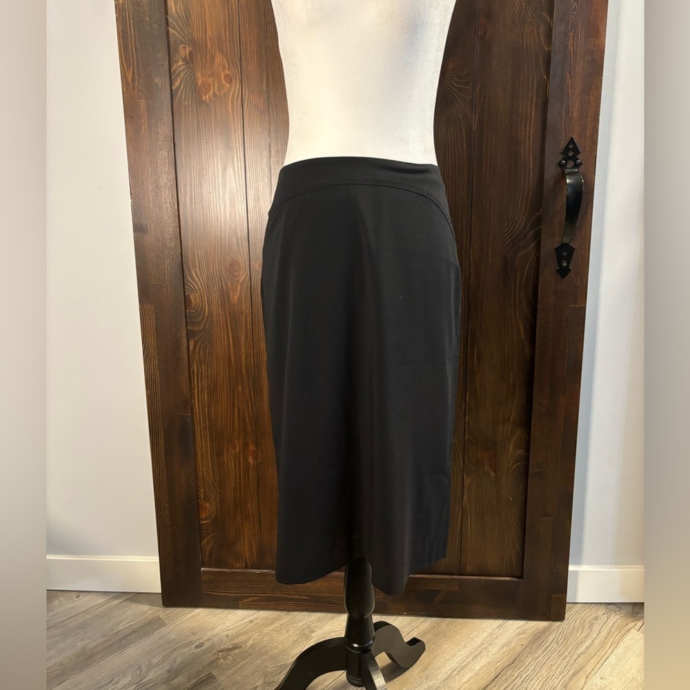 Formal Camille La Vie Black Skirt with Waist Paneling Size 10